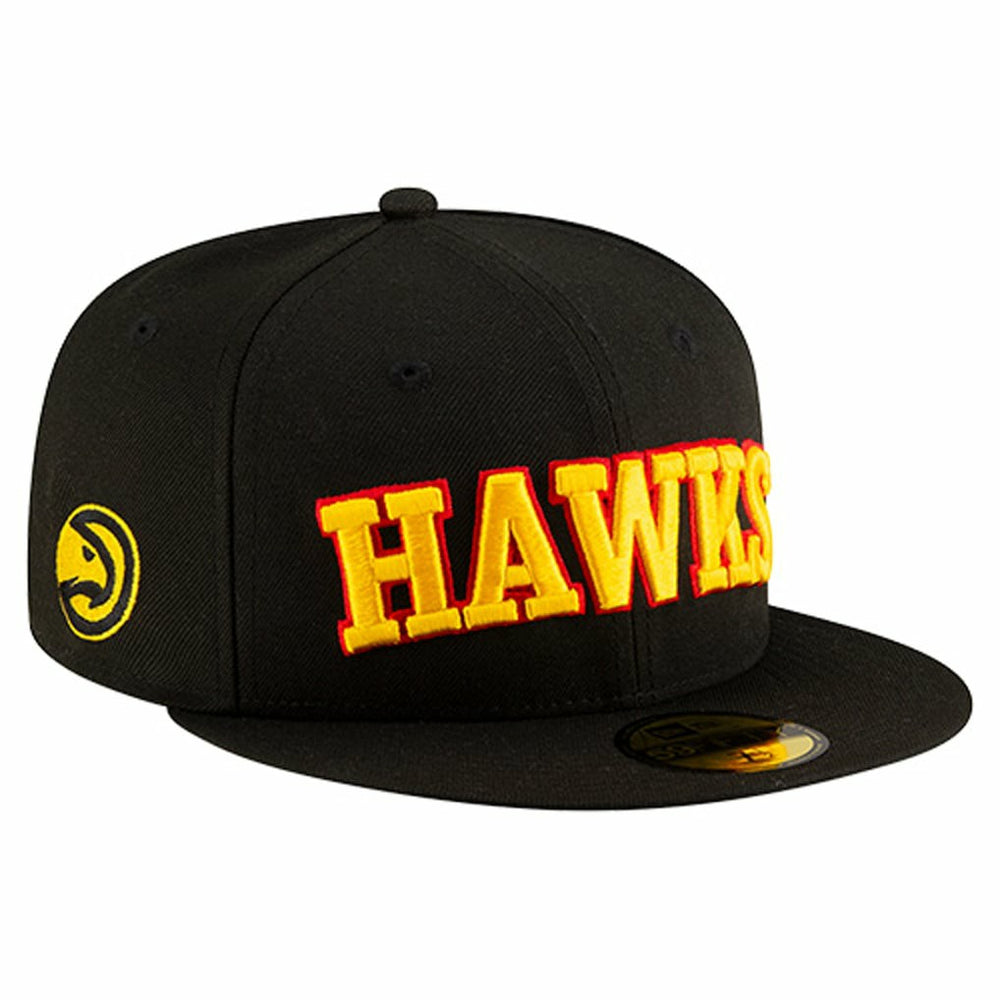 Black Atlanta Hawks Statement Edition Jersey Hook 59Fifty Fitted Hat | NBA