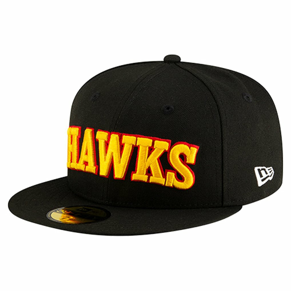 Black Atlanta Hawks Statement Edition Jersey Hook 59Fifty Fitted Hat | NBA