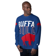 Buffalo Bills Starter Extreme Clutch Hit Vintage Logo Long Sleeve T-Shirt | NFL Outlet
