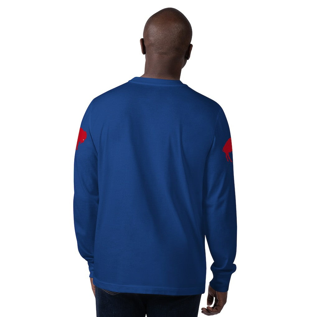 Buffalo Bills Starter Extreme Clutch Hit Vintage Logo Long Sleeve T-Shirt | NFL Outlet