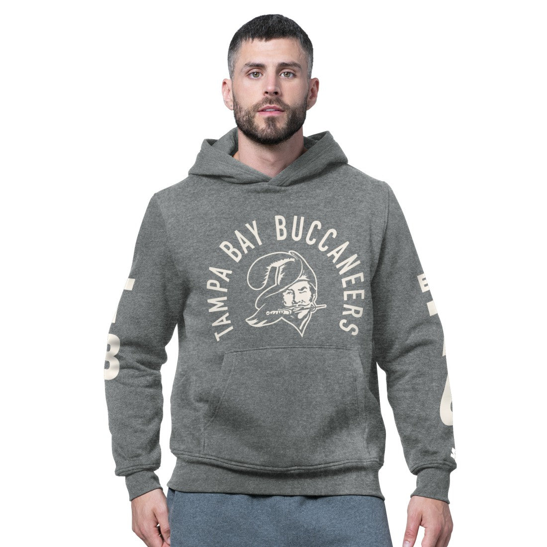 Tampa Bay Buccaneers Starter Handoff Vintage Logo Fleece Hoodie Sweatshirt | NFL Sale