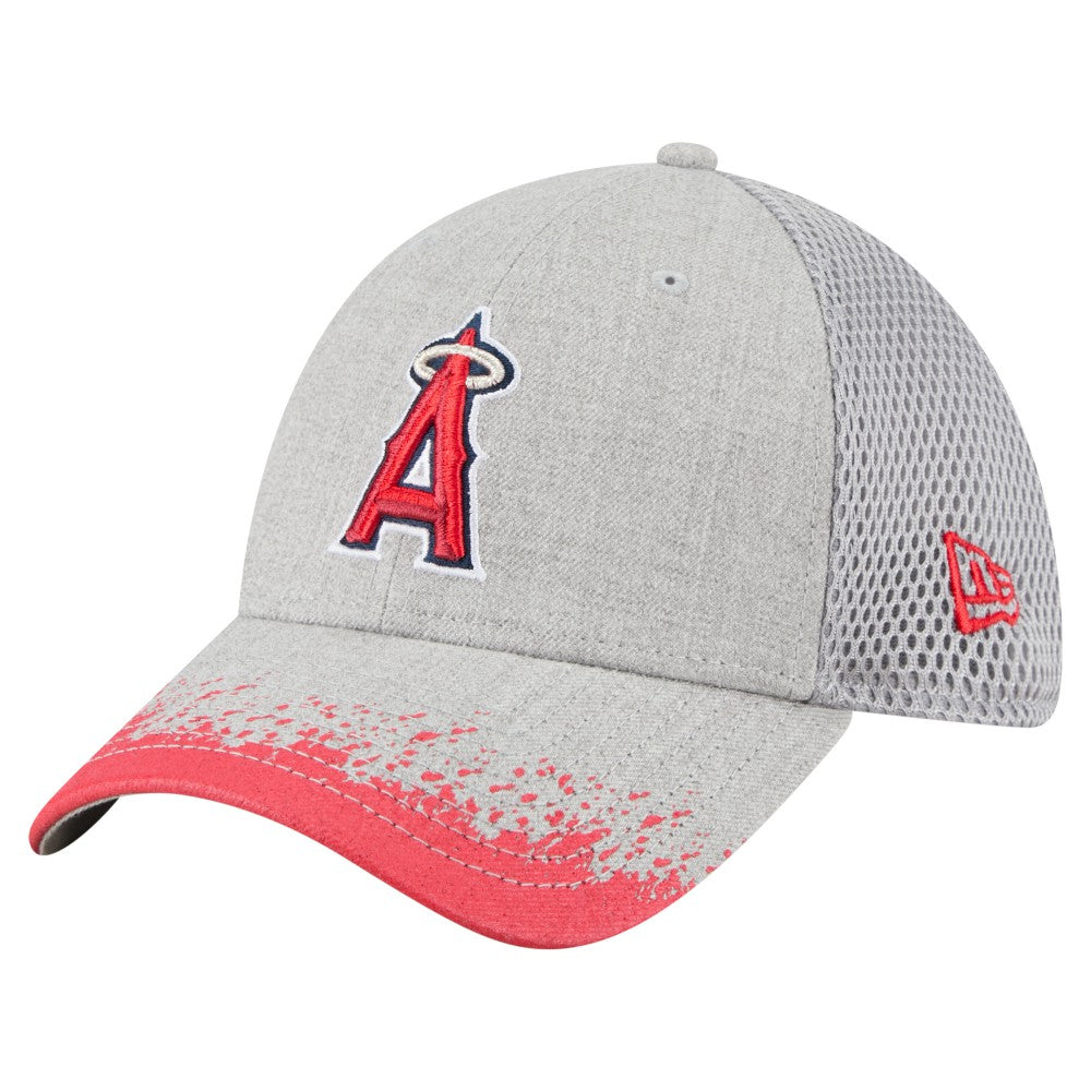 Los Angeles Angels New Era Visor Paint Splatter 39THIRTY Flex Hat - MLB Hats