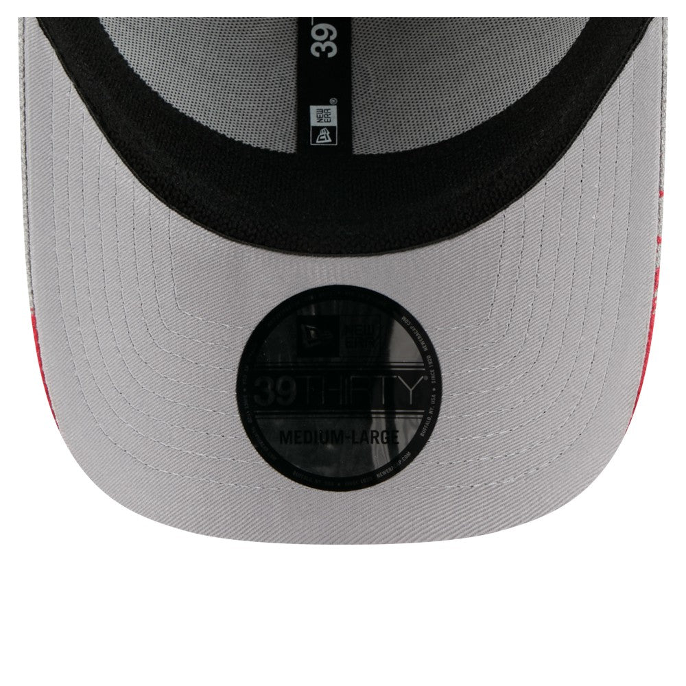 Los Angeles Angels New Era Visor Paint Splatter 39THIRTY Flex Hat - MLB Hats