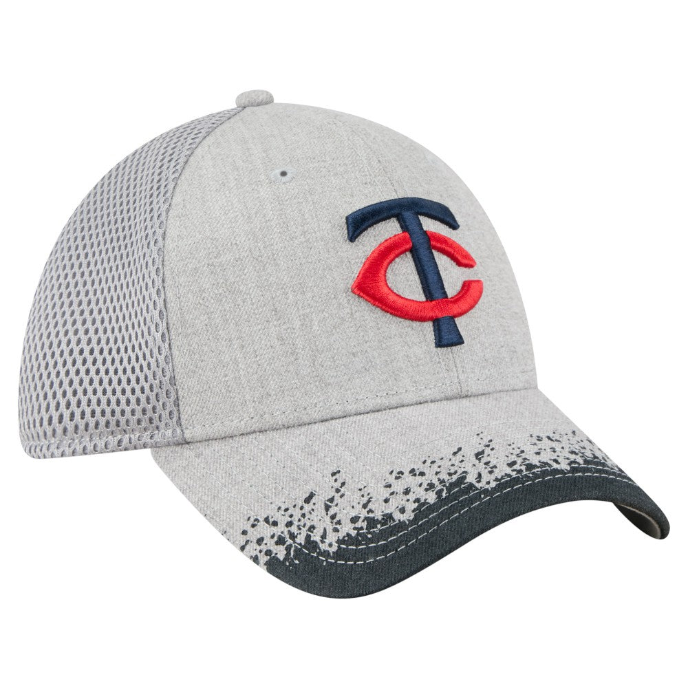 Minnesota Twins New Era Visor Paint Splatter 39THIRTY Flex Hat - MLB Hats