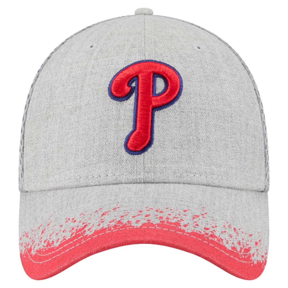 Philadelphia Phillies New Era Visor Paint Splatter 39THIRTY Flex Hat - MLB Hats