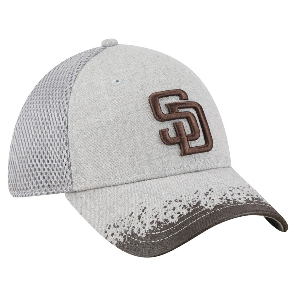 San Diego Padres New Era Visor Paint Splatter 39THIRTY Flex Hat - MLB Hats