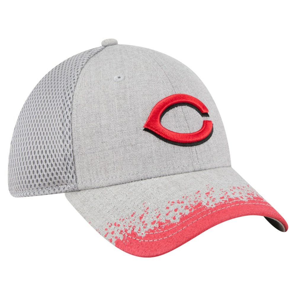 Cincinnati Reds New Era Visor Paint Splatter 39THIRTY Flex Hat - MLB Hats