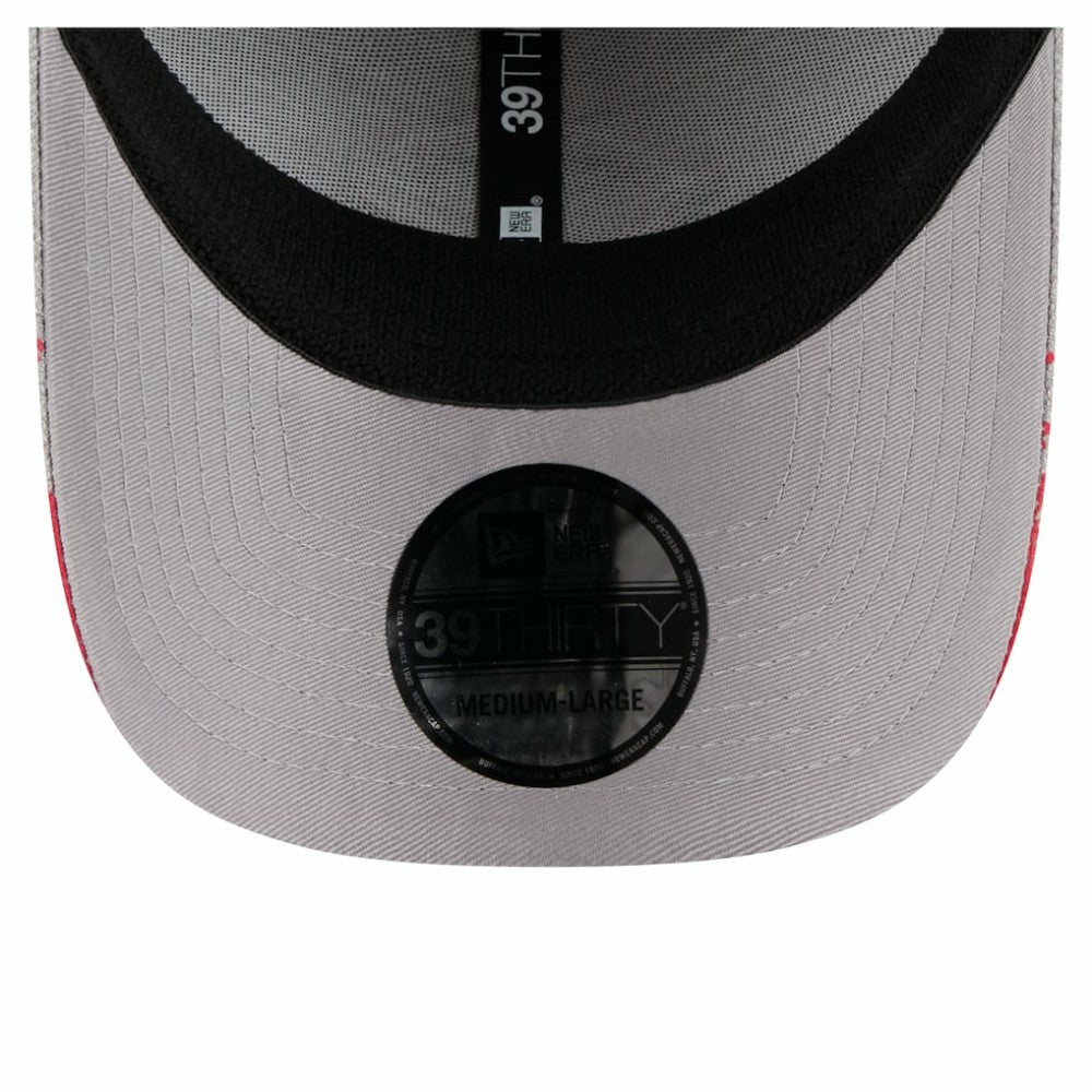 Cincinnati Reds New Era Visor Paint Splatter 39THIRTY Flex Hat - MLB Hats