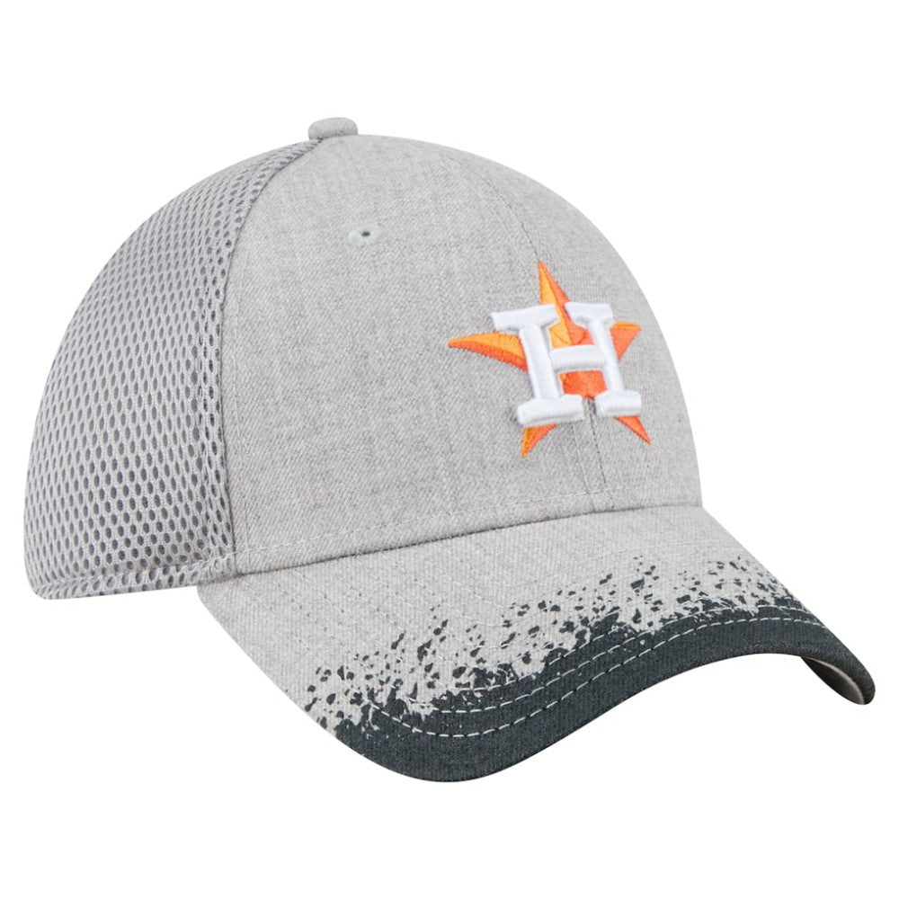 Houston Astros New Era Visor Paint Splatter 39THIRTY Flex Hat - MLB Hats