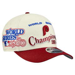 Philadelphia Phillies New Era World Series 9FORTY M-Crown A-Frame Adjustable Hat - MLB Hats
