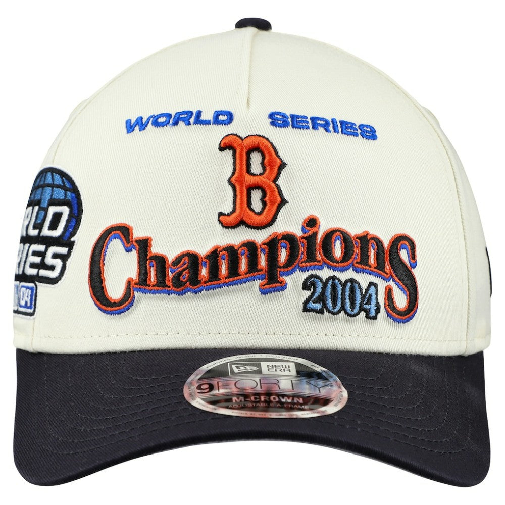 Boston Red Sox New Era World Series 9FORTY M-Crown A-Frame Adjustable Hat - MLB Hats