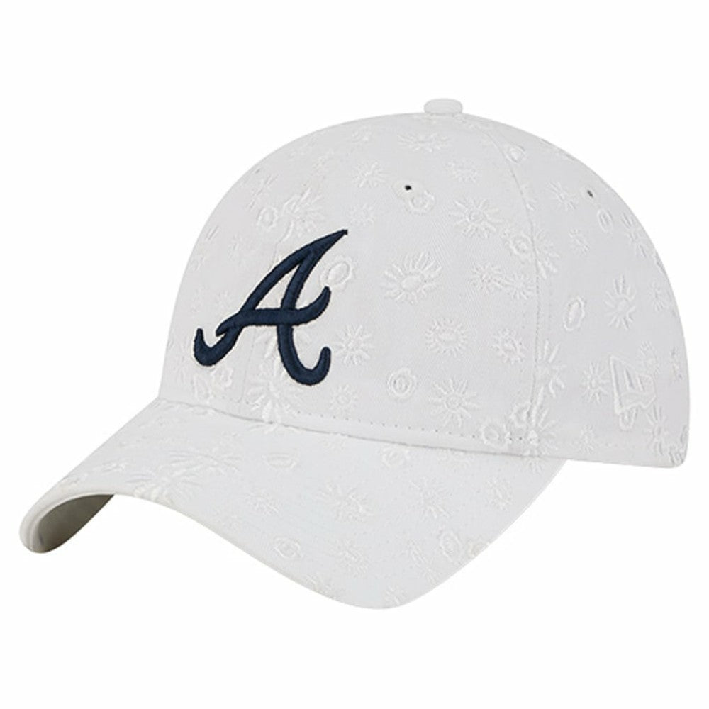 Atlanta Braves New Era Women's Floral Mesh 9TWENTY Adjustable Hat - MLB Hats