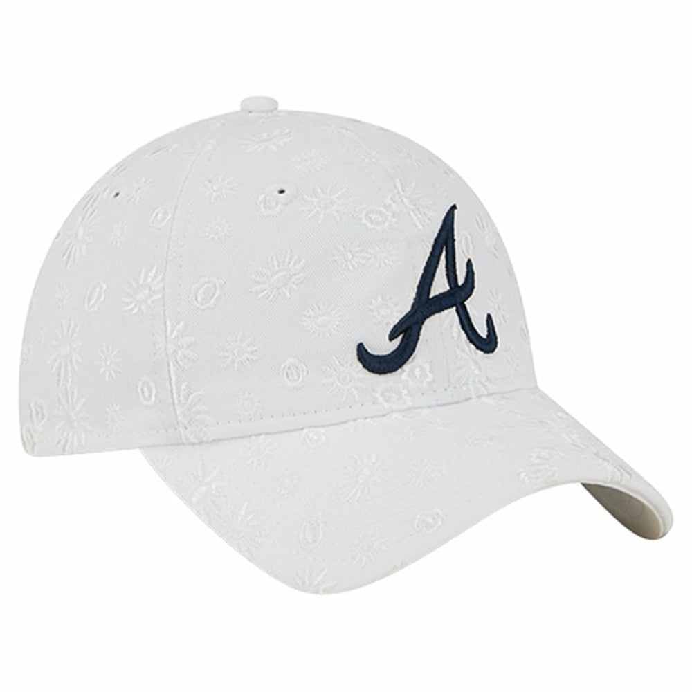 Atlanta Braves New Era Women's Floral Mesh 9TWENTY Adjustable Hat - MLB Hats