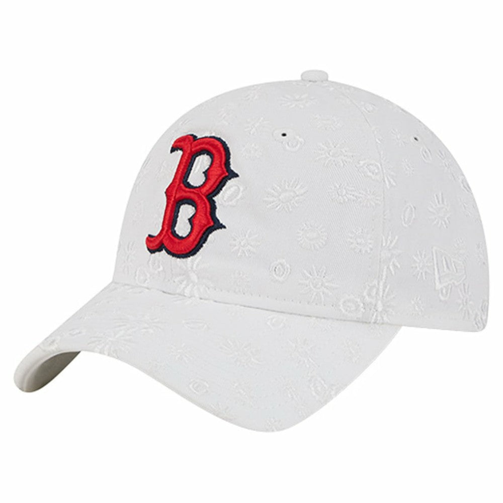 Boston Red Sox New Era Women's Floral Mesh 9TWENTY Adjustable Hat - MLB Hats