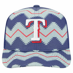 Texas Rangers New Era Aztec Denim 9SEVENTY Adjustable Hat - MLB Hats