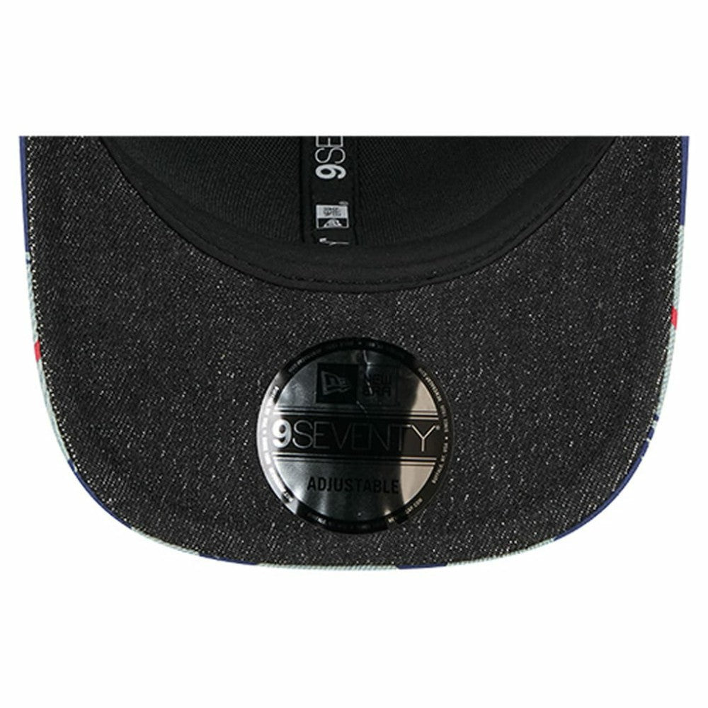 Texas Rangers New Era Aztec Denim 9SEVENTY Adjustable Hat - MLB Hats