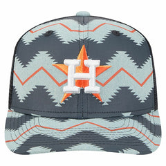 Houston Astros New Era Aztec Denim 9SEVENTY Adjustable Hat - MLB Hats