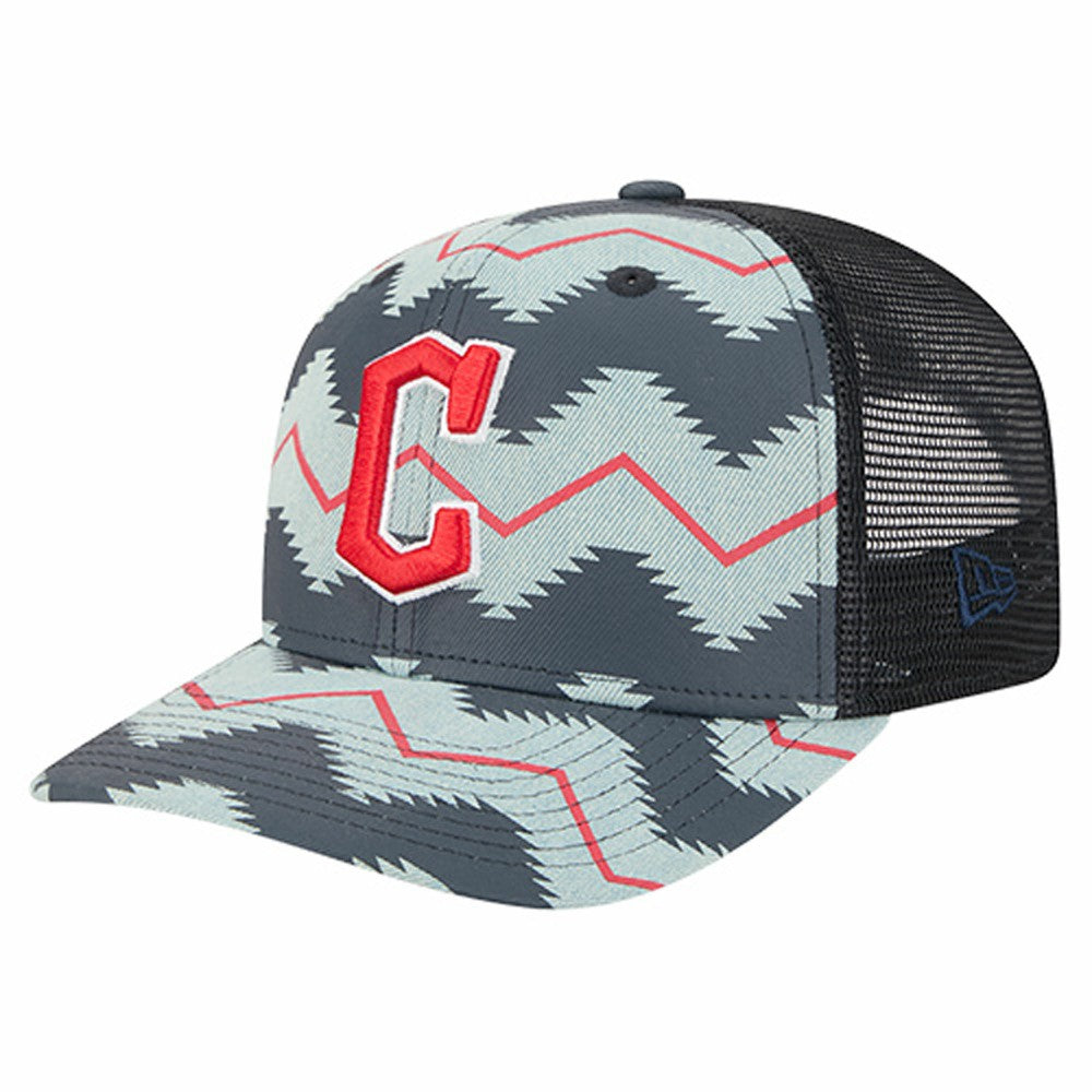 Cleveland Guardians New Era Aztec Denim 9SEVENTY Adjustable Hat - MLB Hats
