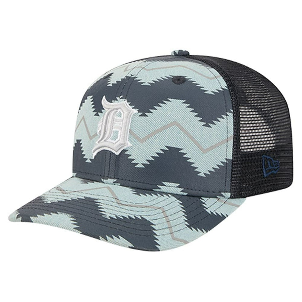 Detroit Tigers New Era Aztec Denim 9SEVENTY Adjustable Hat - MLB Hats