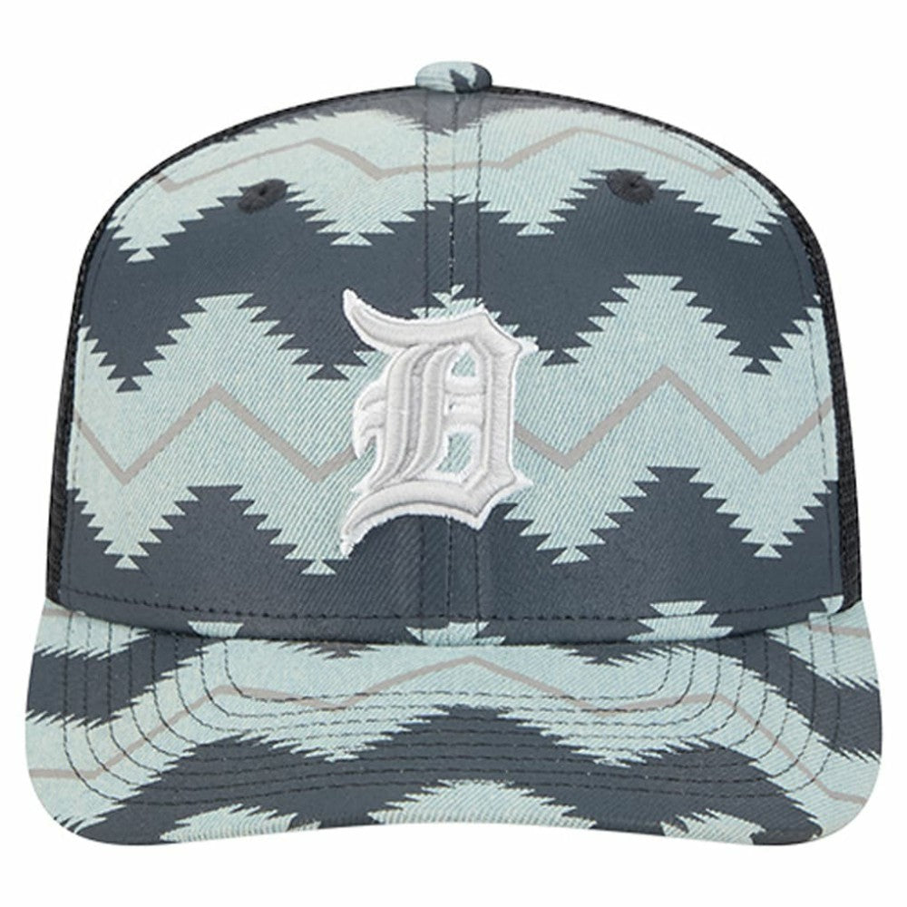 Detroit Tigers New Era Aztec Denim 9SEVENTY Adjustable Hat - MLB Hats