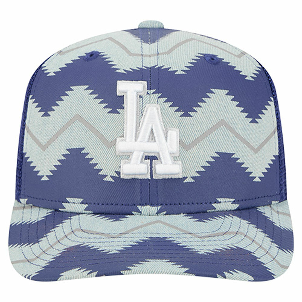 Los Angeles Dodgers New Era Aztec Denim 9SEVENTY Adjustable Hat - MLB Hats