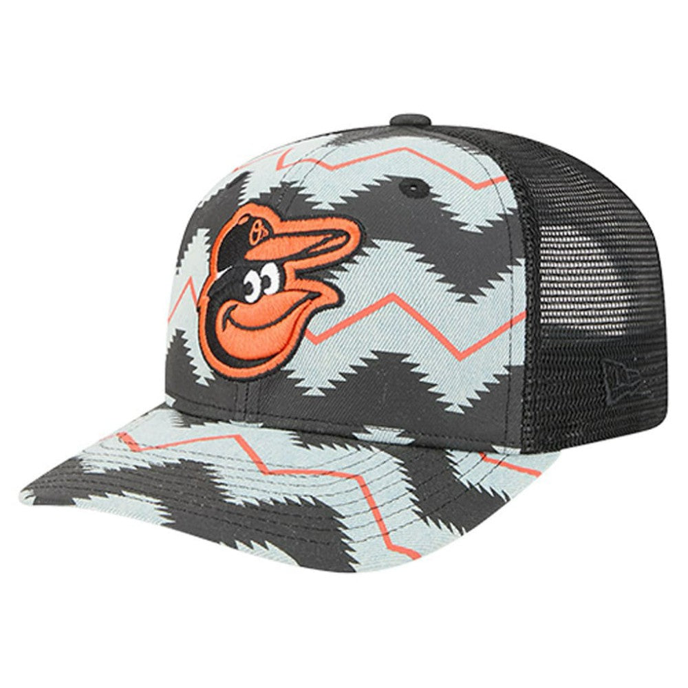 Baltimore Orioles New Era Aztec Denim 9SEVENTY Adjustable Hat - MLB Hats