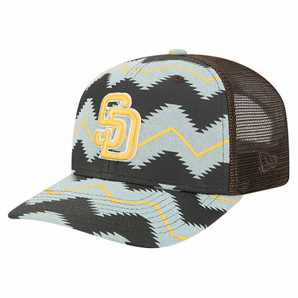 San Diego Padres New Era Aztec Denim 9SEVENTY Adjustable Hat - MLB Hats