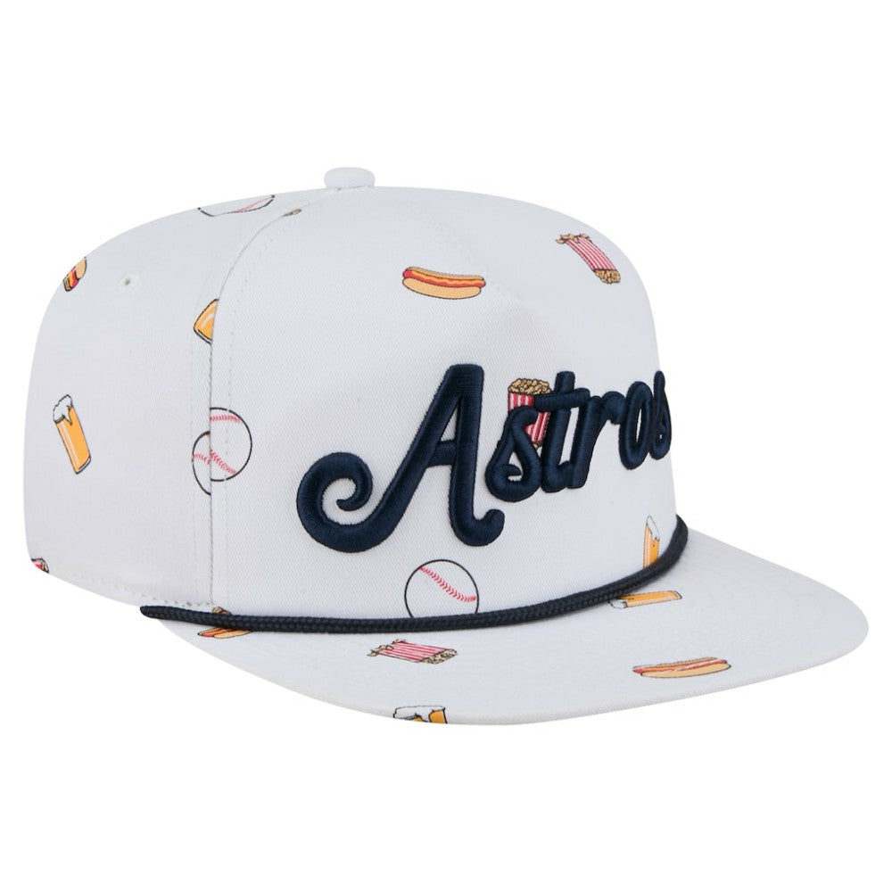 Houston Astros New Era Team Cheer Rope 19TWENTY Adjustable Hat - MLB Hats