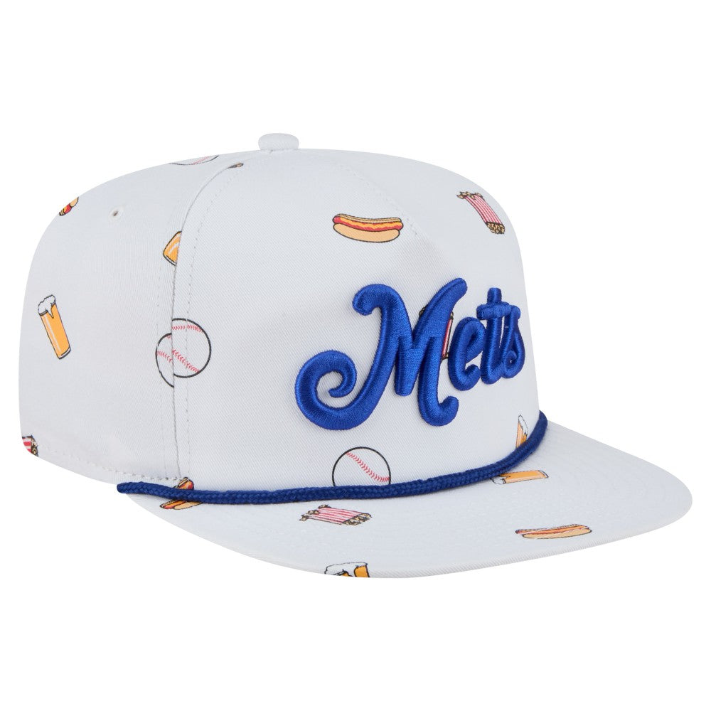 New York Mets New Era Team Cheer Rope 19TWENTY Adjustable Hat - MLB Hats