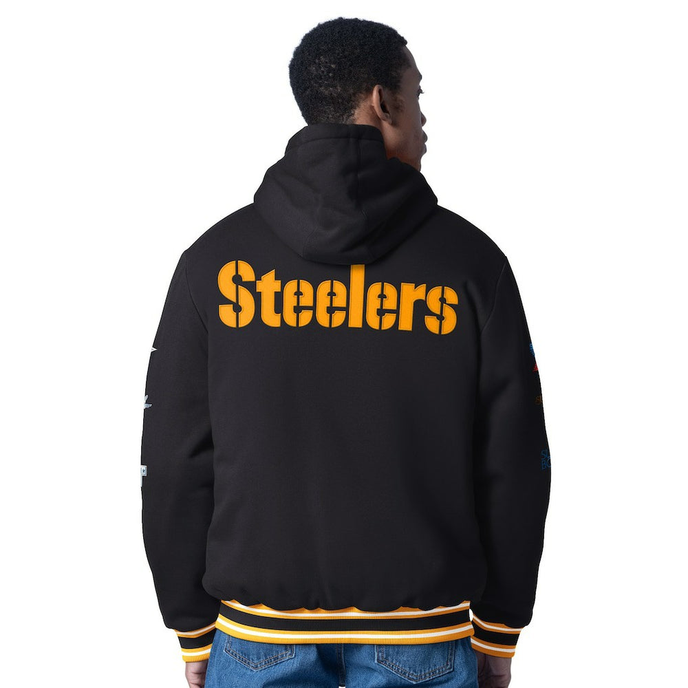 Pittsburgh Steelers G-III Sports by Carl Banks Power Forward Commemorative Full-Zip Hooded Jacket | NFL New