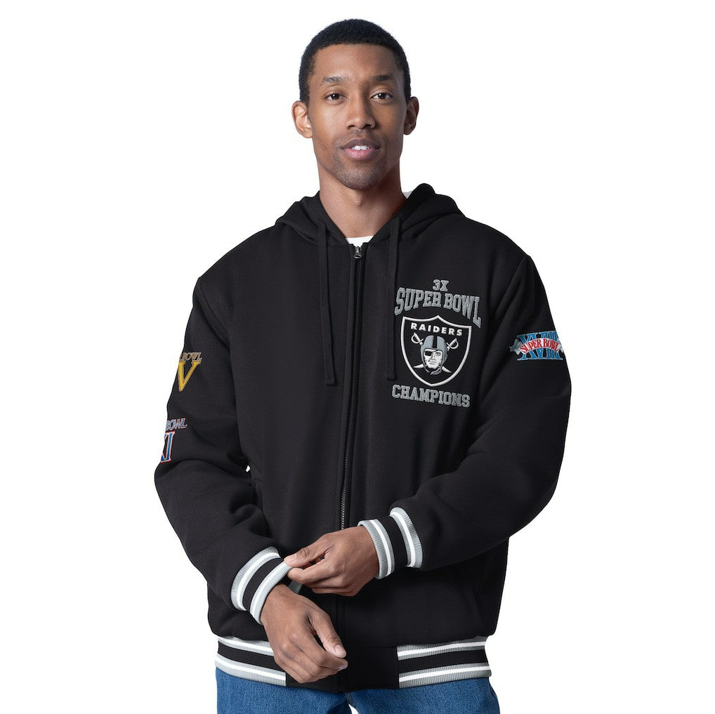 Las Vegas Raiders G-III Sports by Carl Banks Power Forward Commemorative Full-Zip Hooded Jacket | NFL Sale