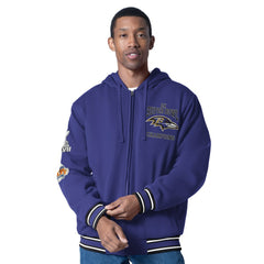 Baltimore Ravens G-III Sports by Carl Banks Power Forward Commemorative Full-Zip Hooded Jacket | NFL On sale
