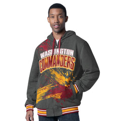 Washington Commanders G-III Sports by Carl Banks Dual Threat Reversable Full-Zip Hooded Jacket | NFL New