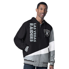 Las Vegas Raiders G-III Sports by Carl Banks Dual Threat Reversable Full-Zip Hooded Jacket | NFL Near me