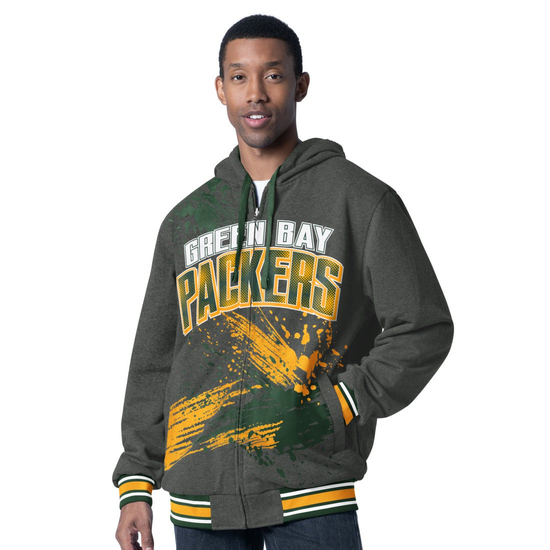 Green Bay Packers G-III Sports by Carl Banks Dual Threat Reversable Full-Zip Hooded Jacket | NFL Outlet
