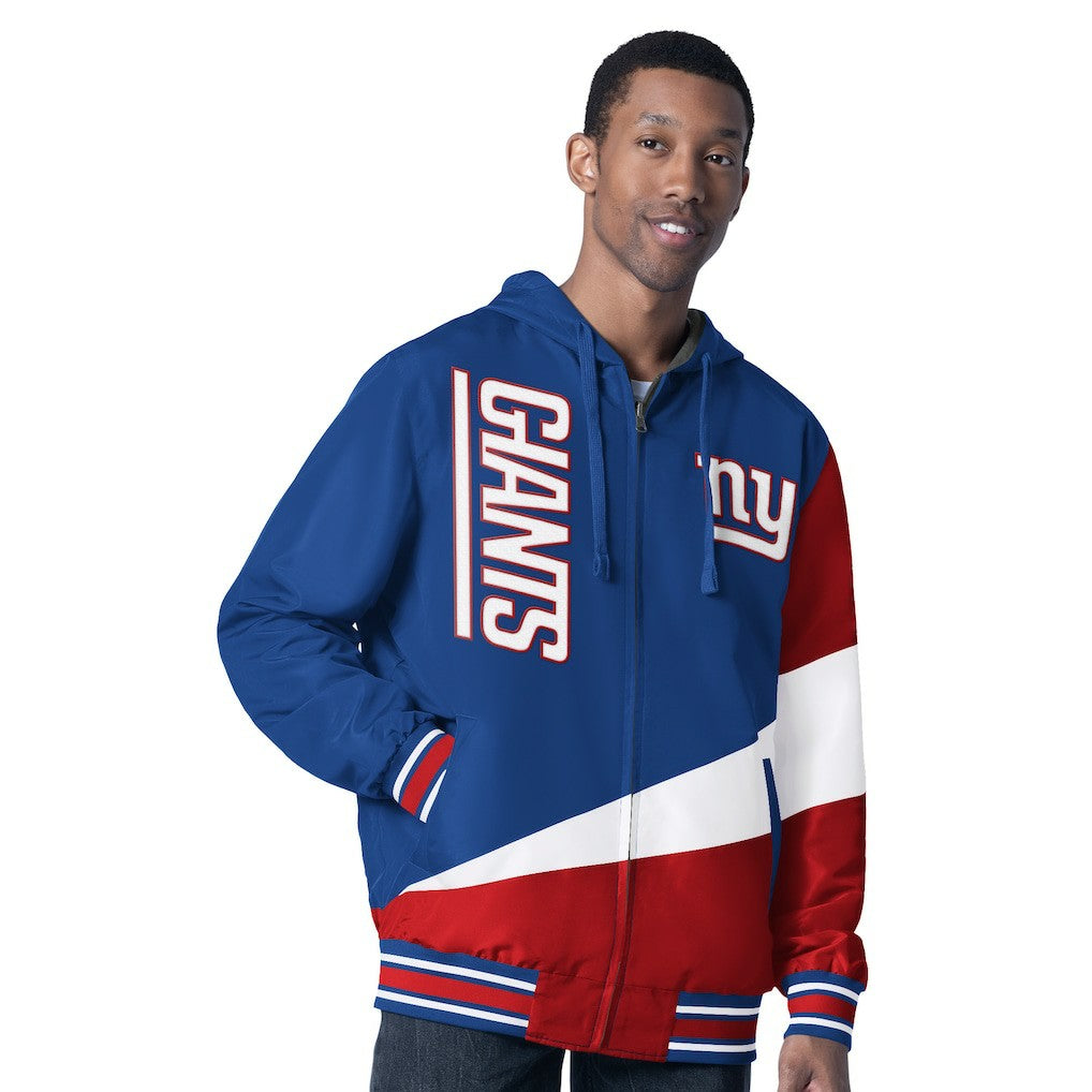 New York Giants G-III Sports by Carl Banks Dual Threat Reversable Full-Zip Hooded Jacket | NFL Discount