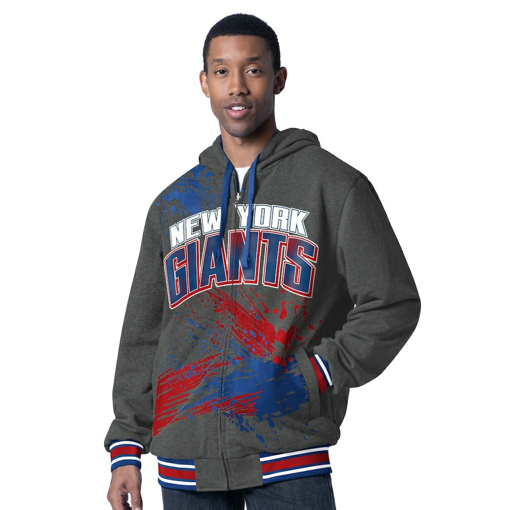 New York Giants G-III Sports by Carl Banks Dual Threat Reversable Full-Zip Hooded Jacket | NFL Discount