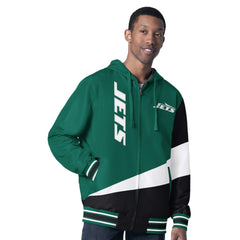New York Jets G-III Sports by Carl Banks Dual Threat Reversable Full-Zip Hooded Jacket | NFL New