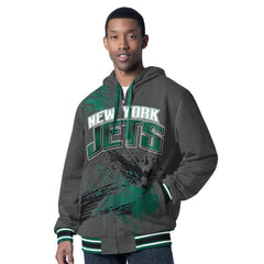 New York Jets G-III Sports by Carl Banks Dual Threat Reversable Full-Zip Hooded Jacket | NFL New