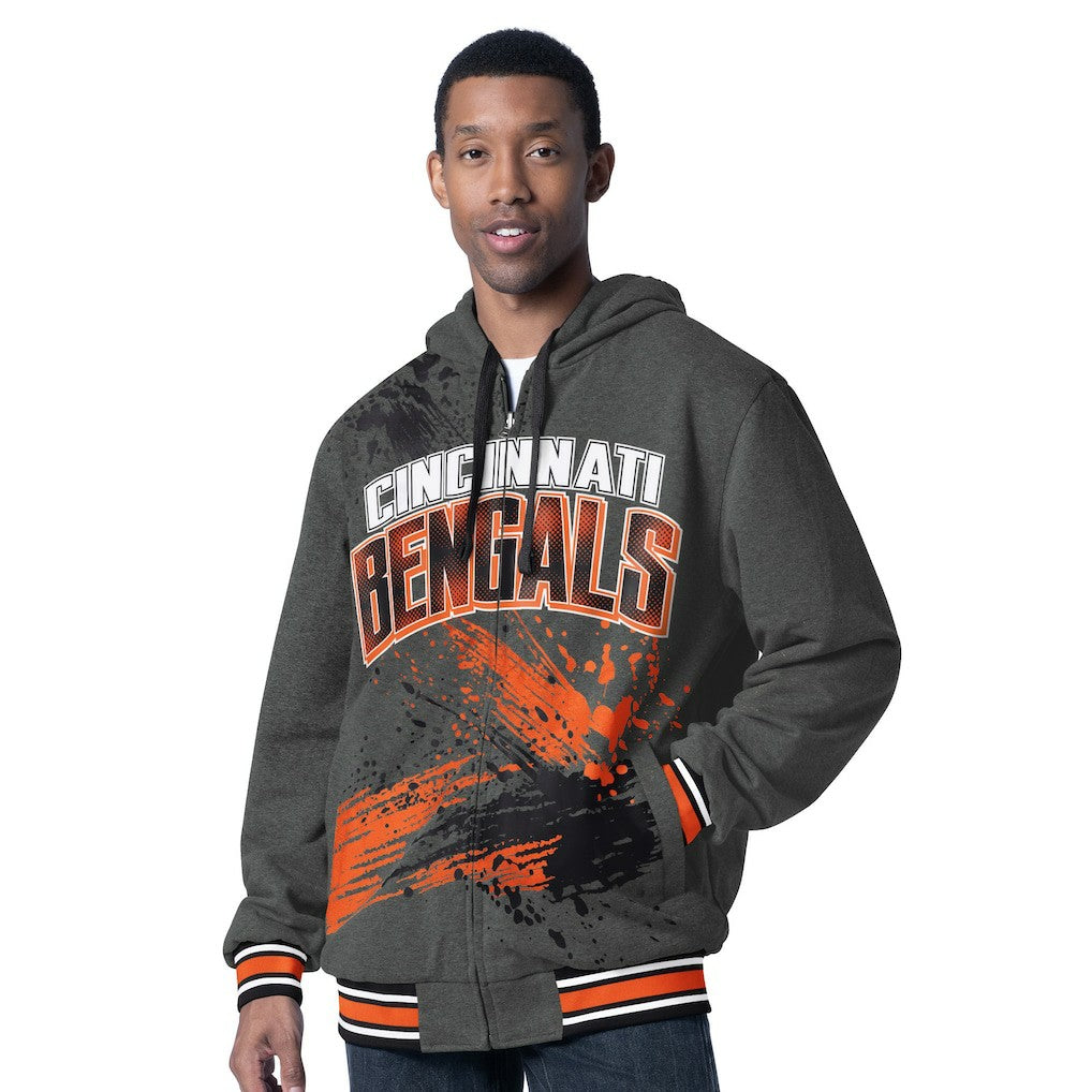 Cincinnati Bengals G-III Sports by Carl Banks Dual Threat Reversable Full-Zip Hooded Jacket | NFL Online