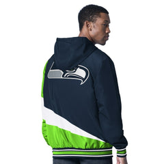 Seattle Seahawks G-III Sports by Carl Banks Dual Threat Reversable Full-Zip Hooded Jacket | NFL On sale