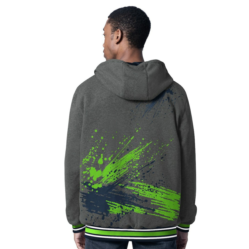 Seattle Seahawks G-III Sports by Carl Banks Dual Threat Reversable Full-Zip Hooded Jacket | NFL On sale
