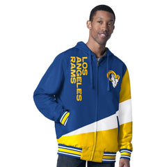 Los Angeles Rams G-III Sports by Carl Banks Dual Threat Reversable Full-Zip Hooded Jacket | NFL Outlet