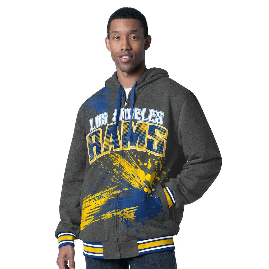 Los Angeles Rams G-III Sports by Carl Banks Dual Threat Reversable Full-Zip Hooded Jacket | NFL Outlet