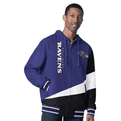 Baltimore Ravens G-III Sports by Carl Banks Dual Threat Reversable Full-Zip Hooded Jacket | NFL Online