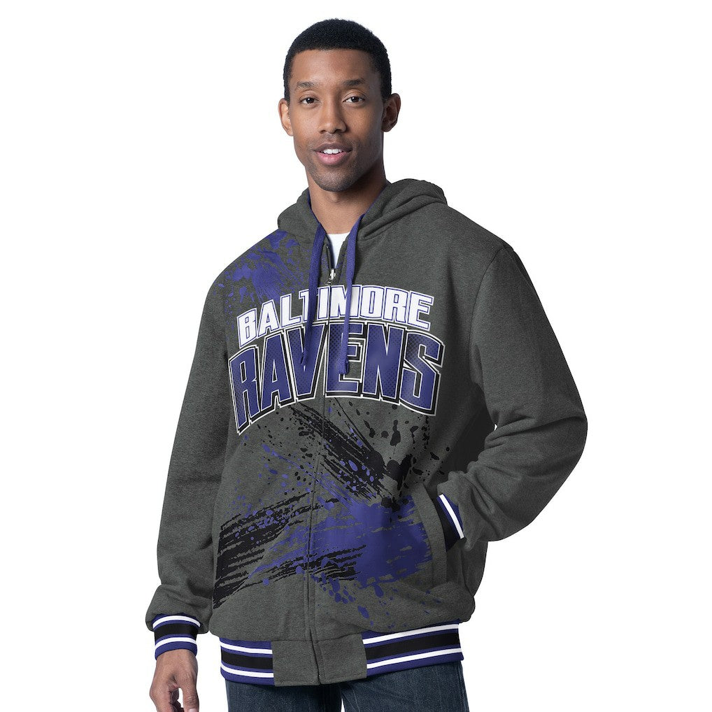 Baltimore Ravens G-III Sports by Carl Banks Dual Threat Reversable Full-Zip Hooded Jacket | NFL Online