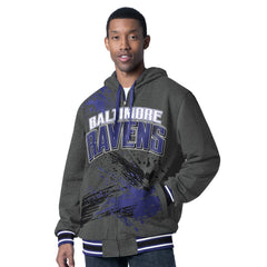 Baltimore Ravens G-III Sports by Carl Banks Dual Threat Reversable Full-Zip Hooded Jacket | NFL Online