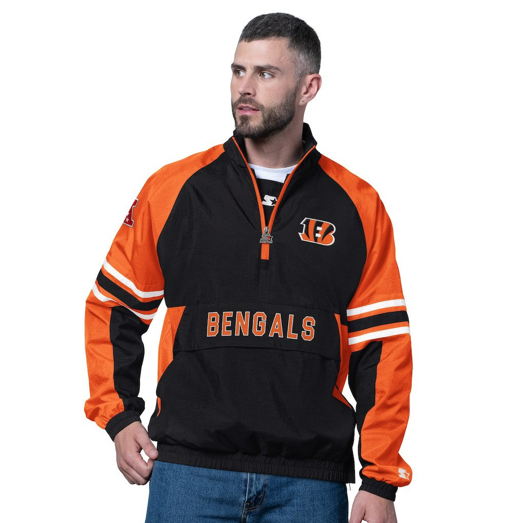 Cincinnati Bengals Starter Prospect Half-Zip Pullover | NFL US