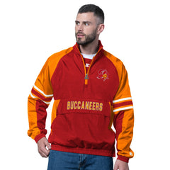 Tampa Bay Buccaneers Starter Vintage Logo Prospect Half-Zip Pullover | NFL Outlet