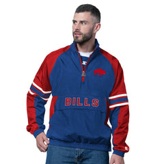 Buffalo Bills Starter Vintage Logo Prospect Half-Zip Pullover | NFL Discount